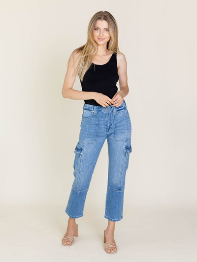 kancan denim cargo