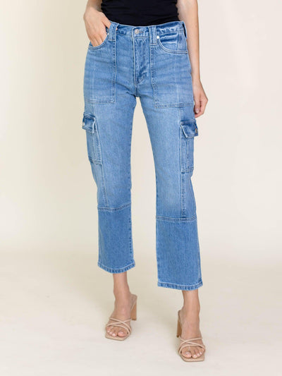 cargo pocket denim