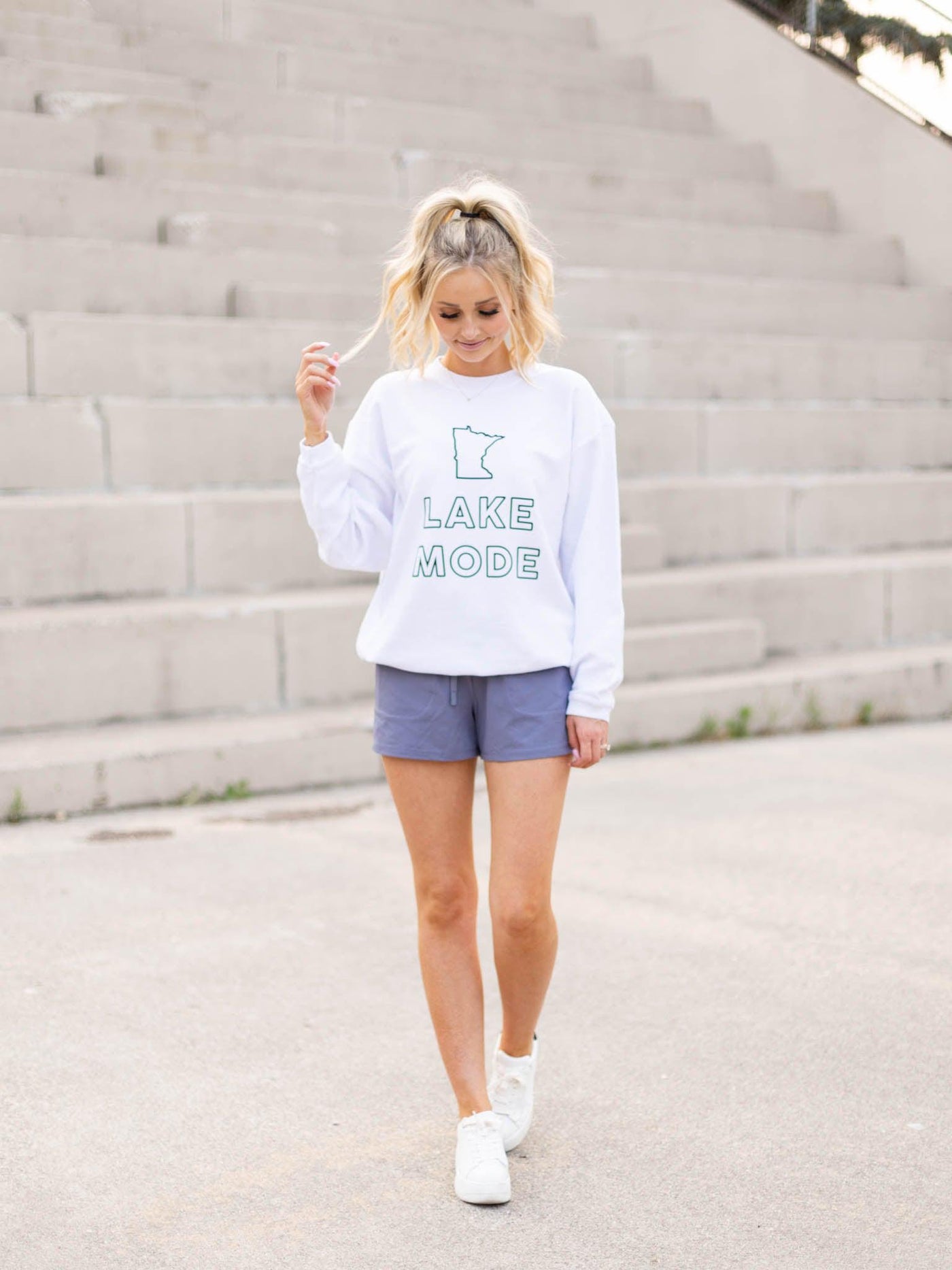 white lake sweatshirt