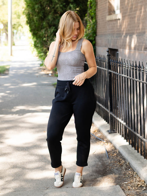 roast textured tank top