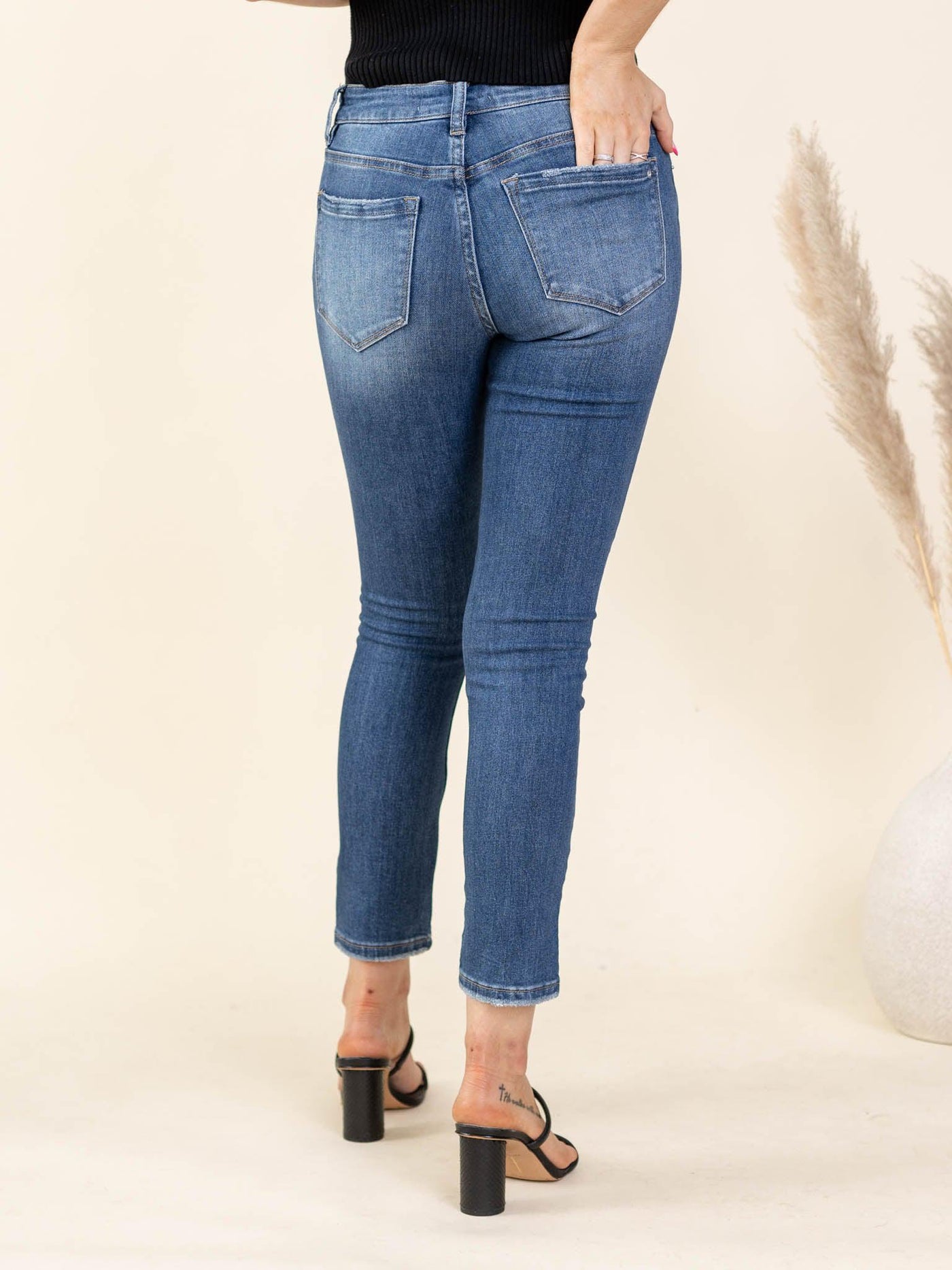 mica cropped ankle denim