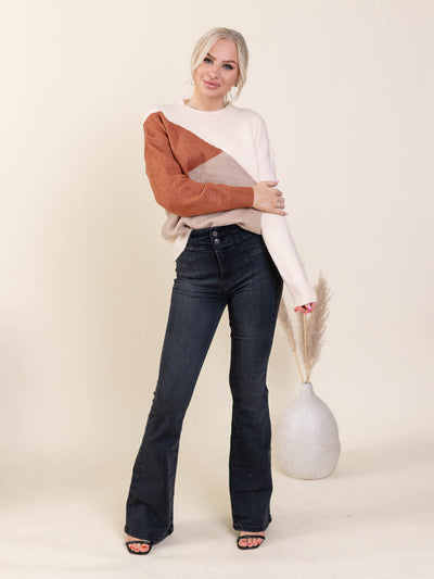 rust neutral sweater