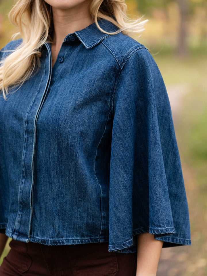RISEN Dark Kimono Shirt