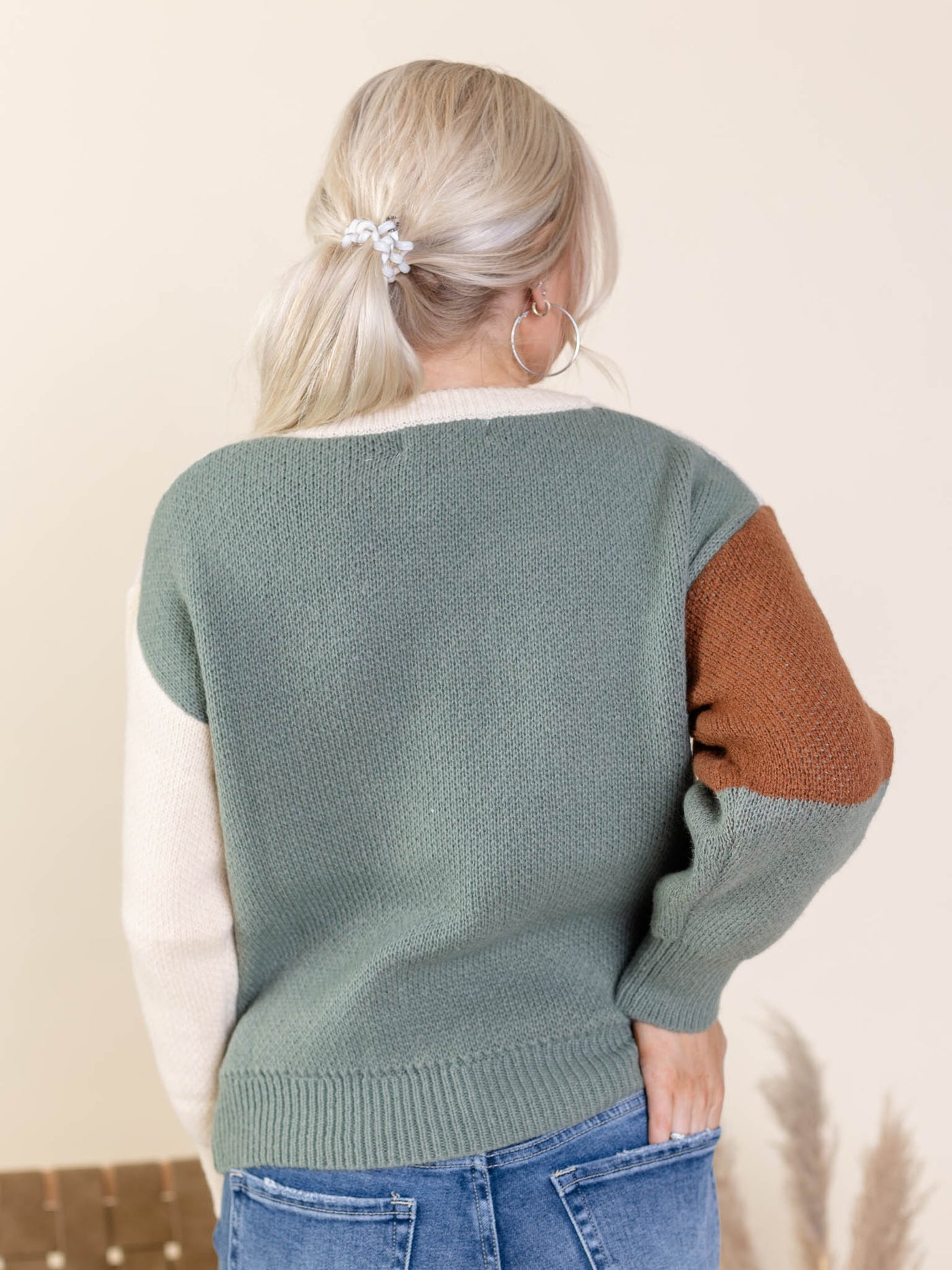 colored sweater