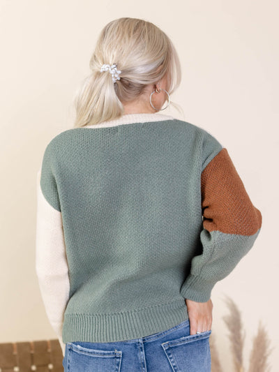 colored sweater
