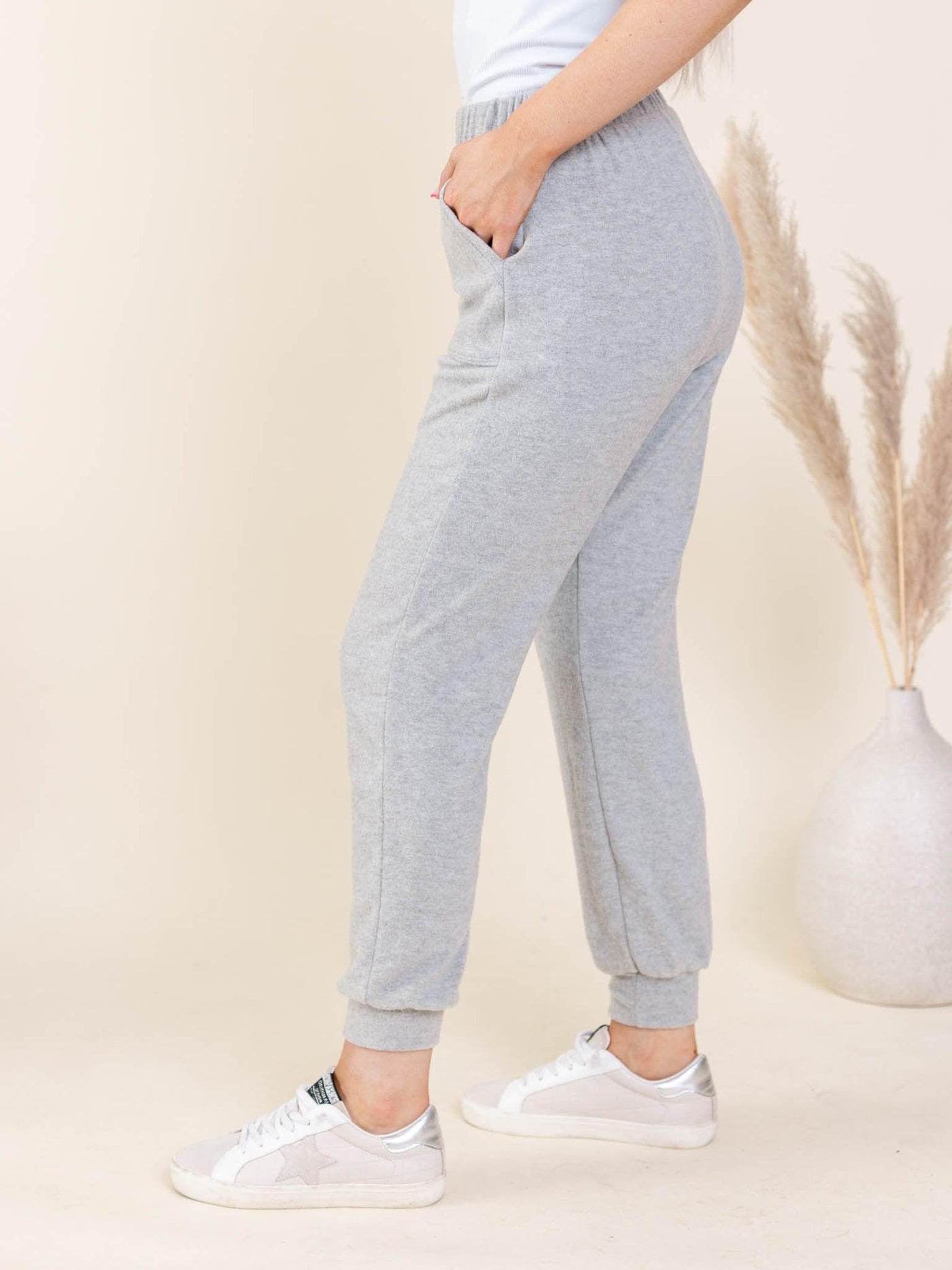 brushed jogger