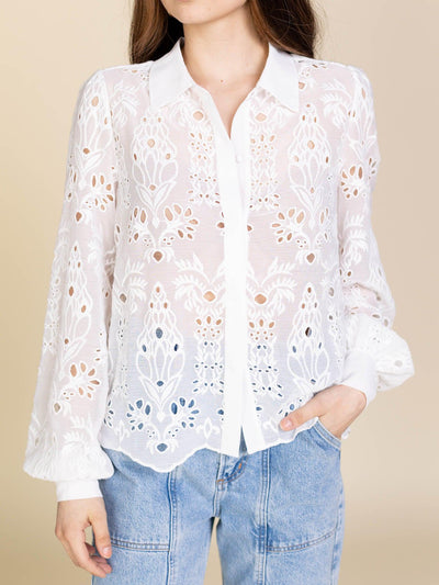 button front blouse