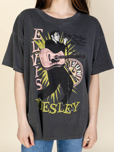 Daydreamer Sun Records X Elvis Broke The Rules Merch Tee