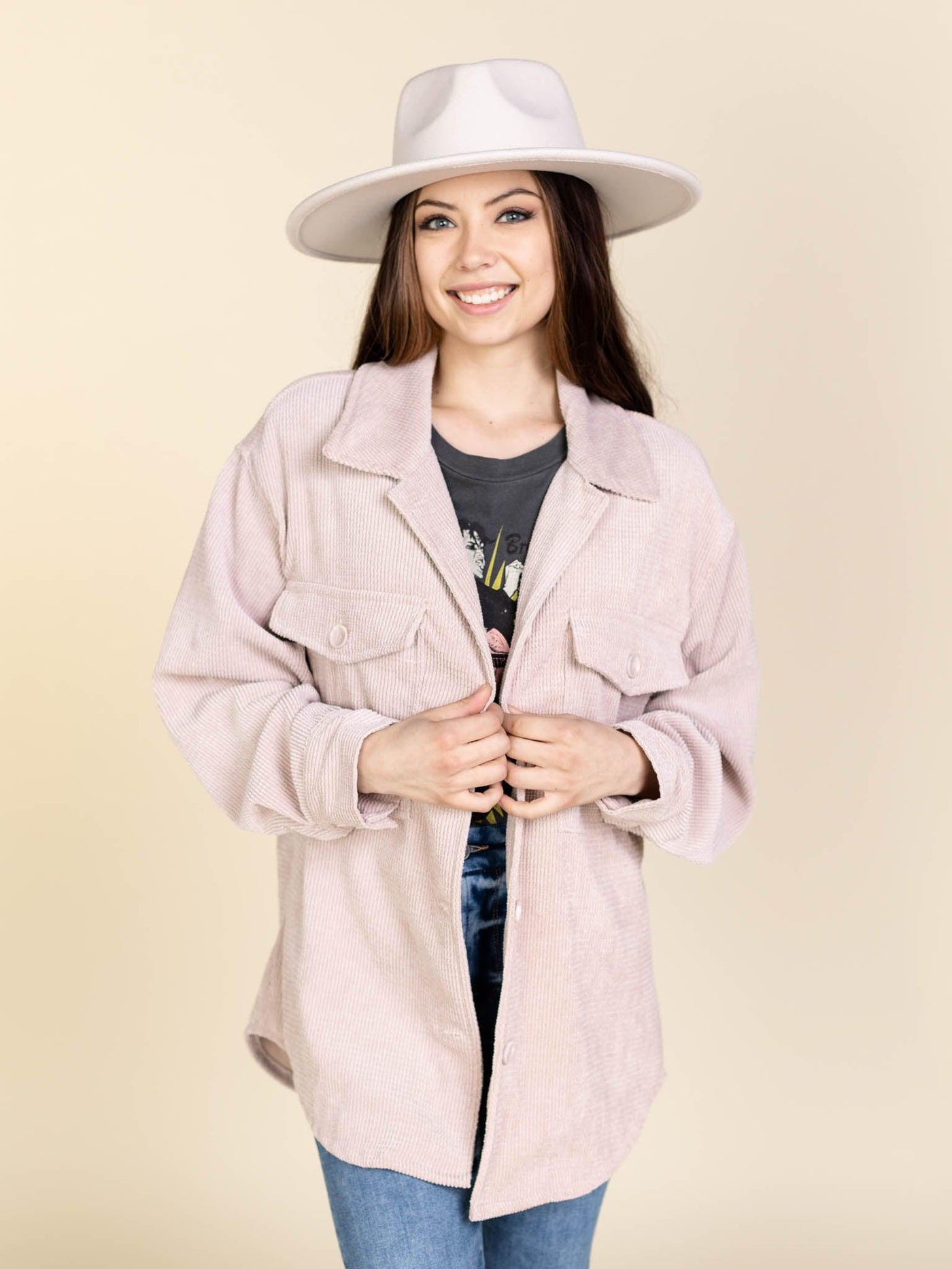 relaxed shirt jacket