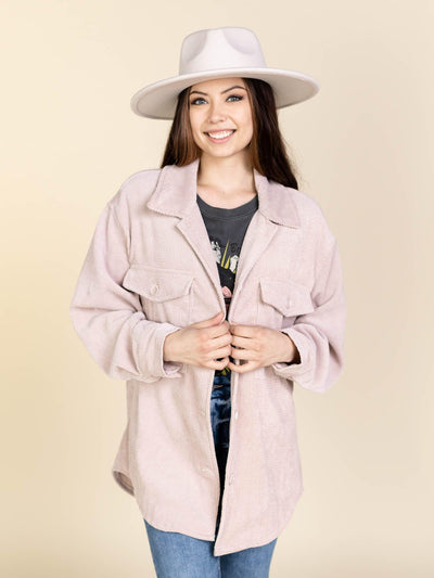 relaxed shirt jacket