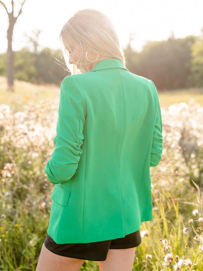 open front colored blazer
