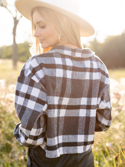 boxy cropped shacket