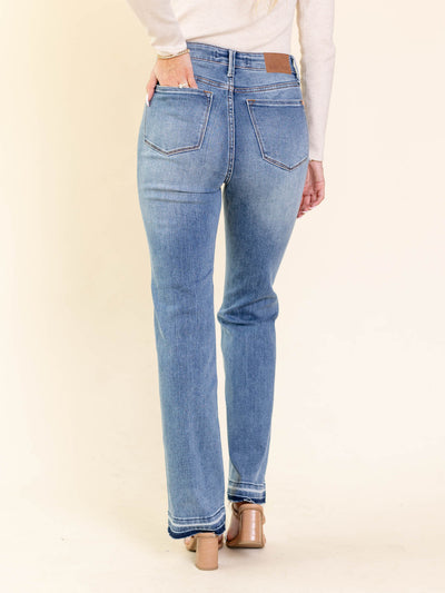 washed blue denim