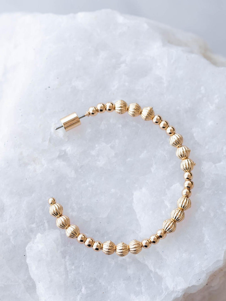Water Resistant Graduated 2" Hoop Earring