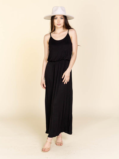 flowy black dress