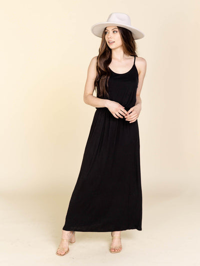 simple round neck dress