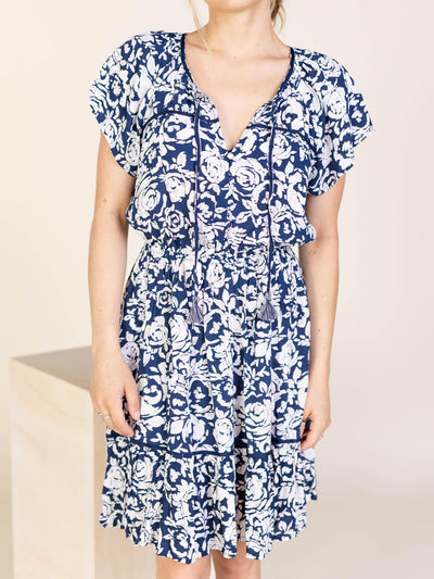 floral mini dress