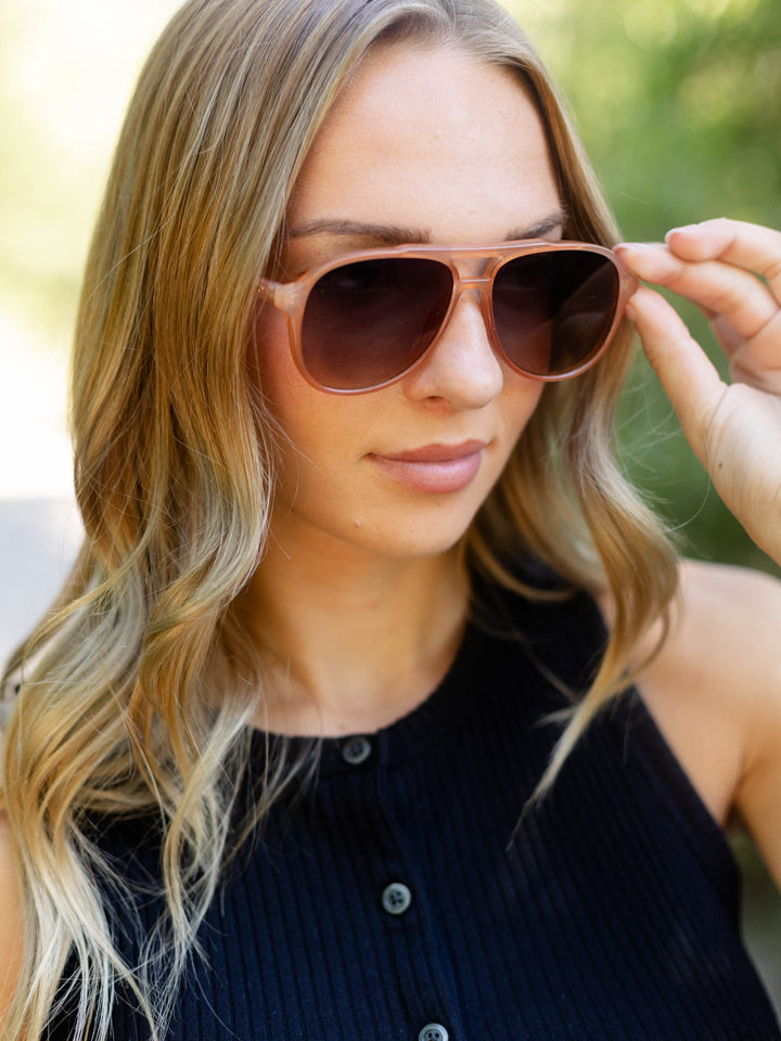 Blue Gem Rose Aviator