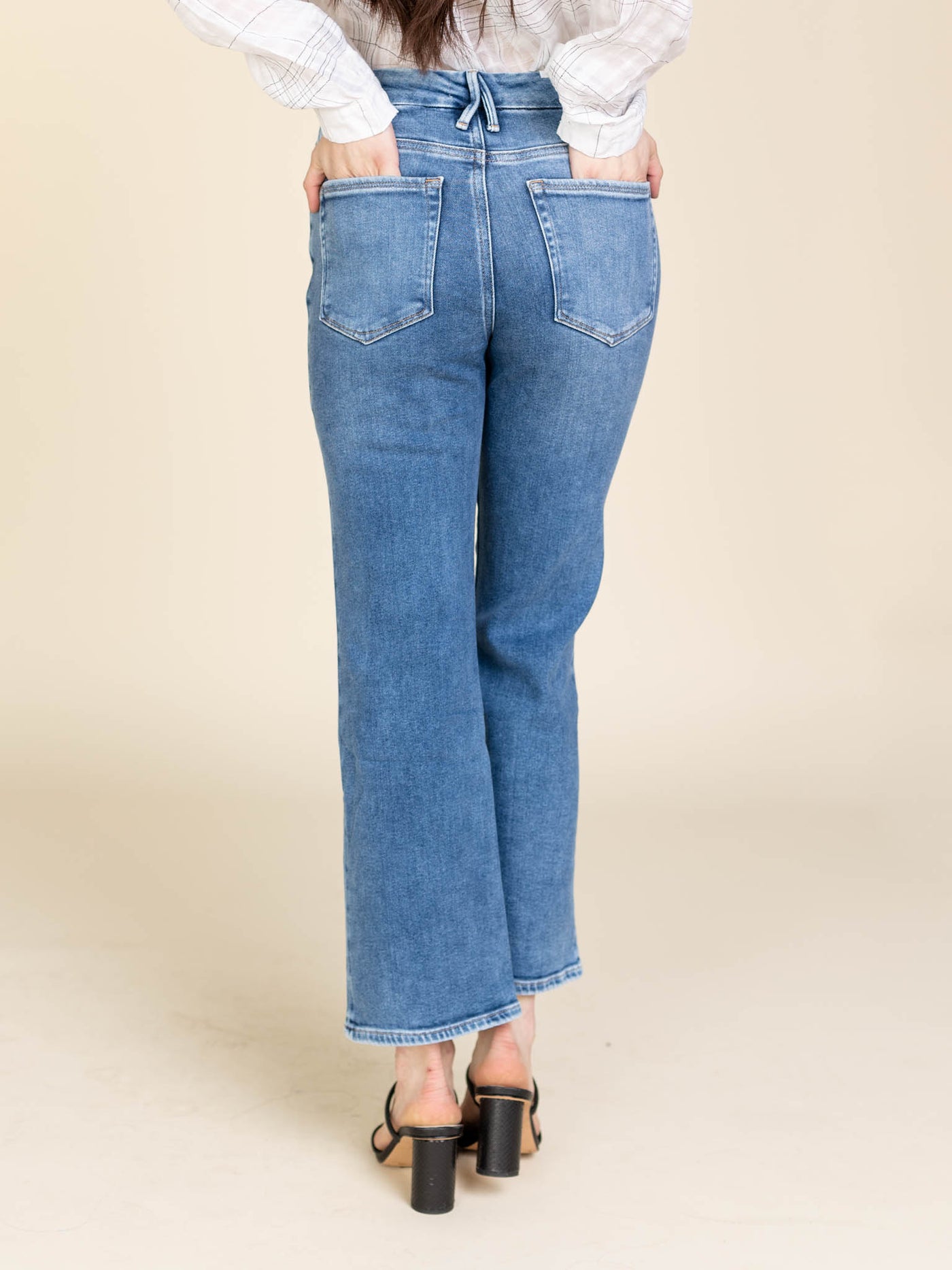 cropped denim