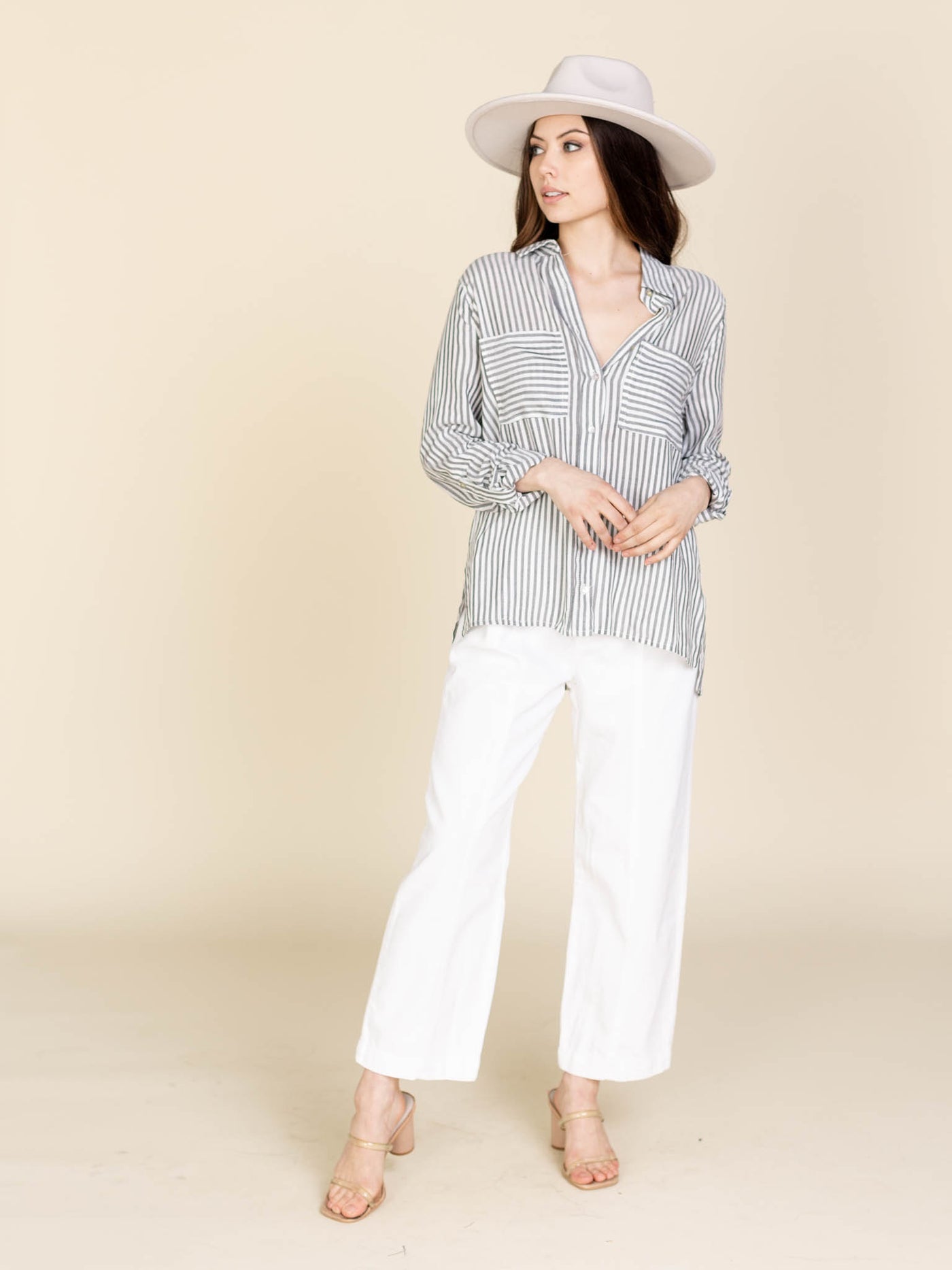 stripe blouse
