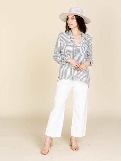 stripe blouse