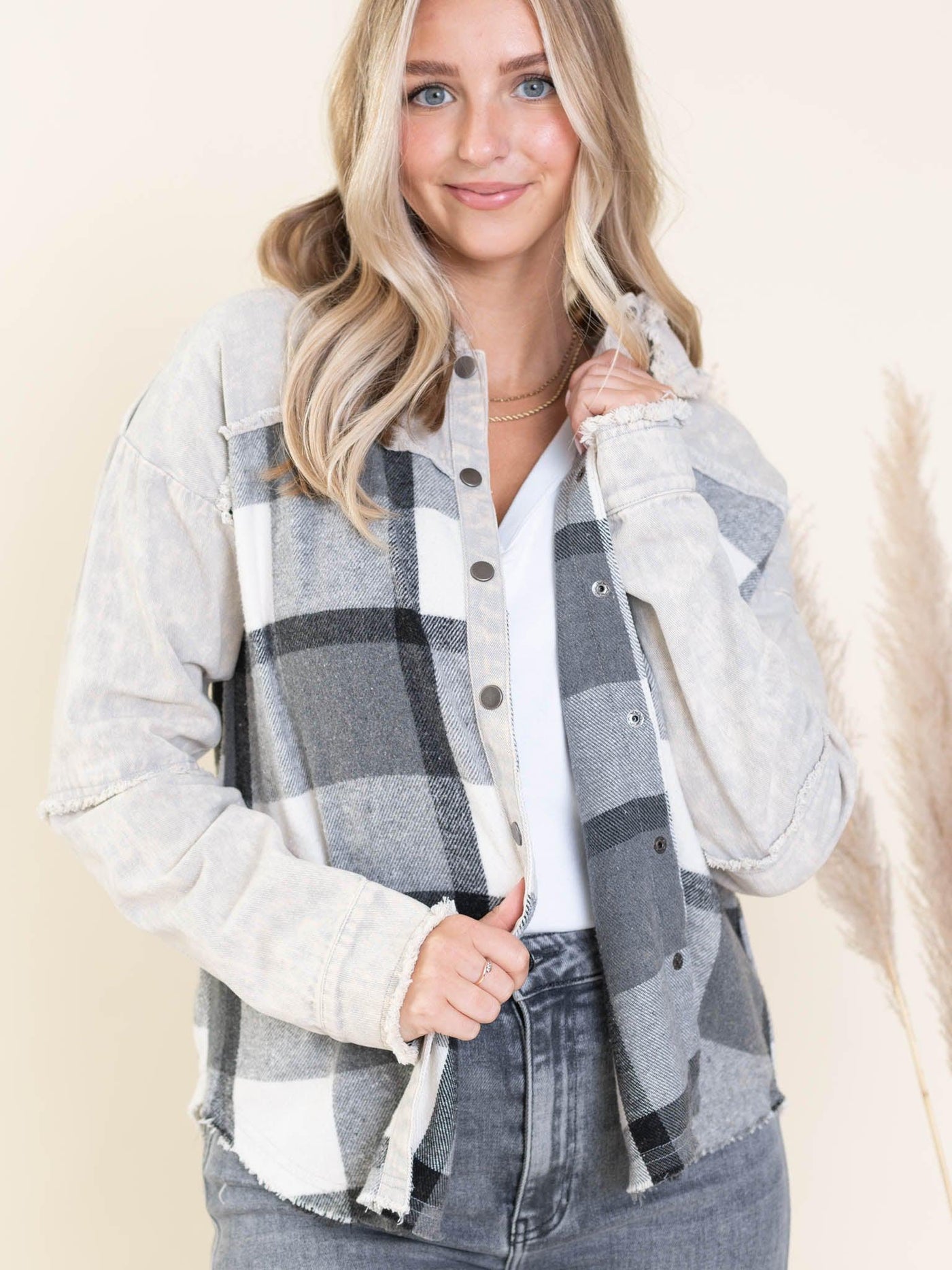 plaid shacket