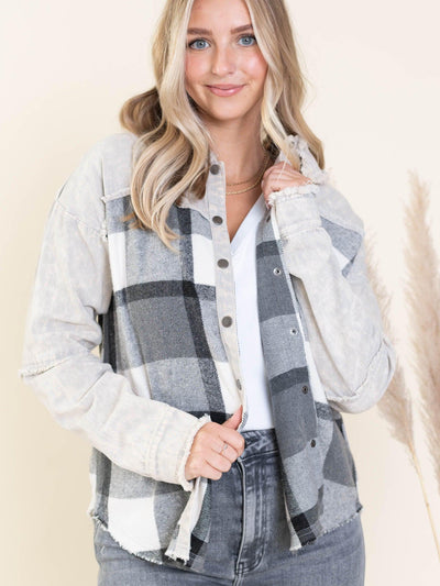 plaid shacket