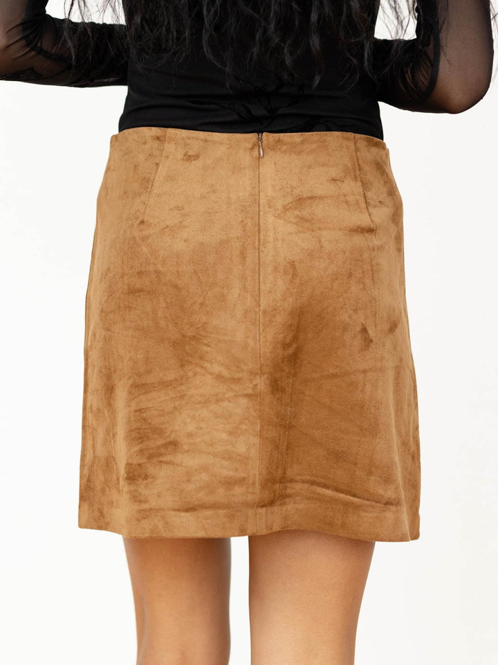 Z Supply Ciera Suede Mini Skirt