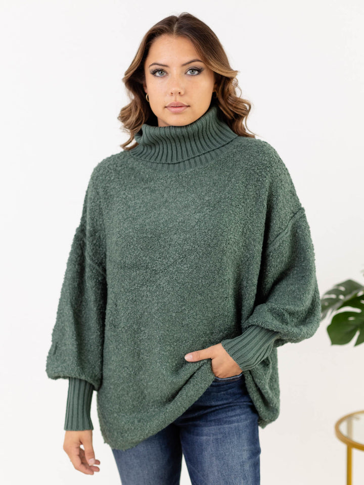 cozy textured sweater