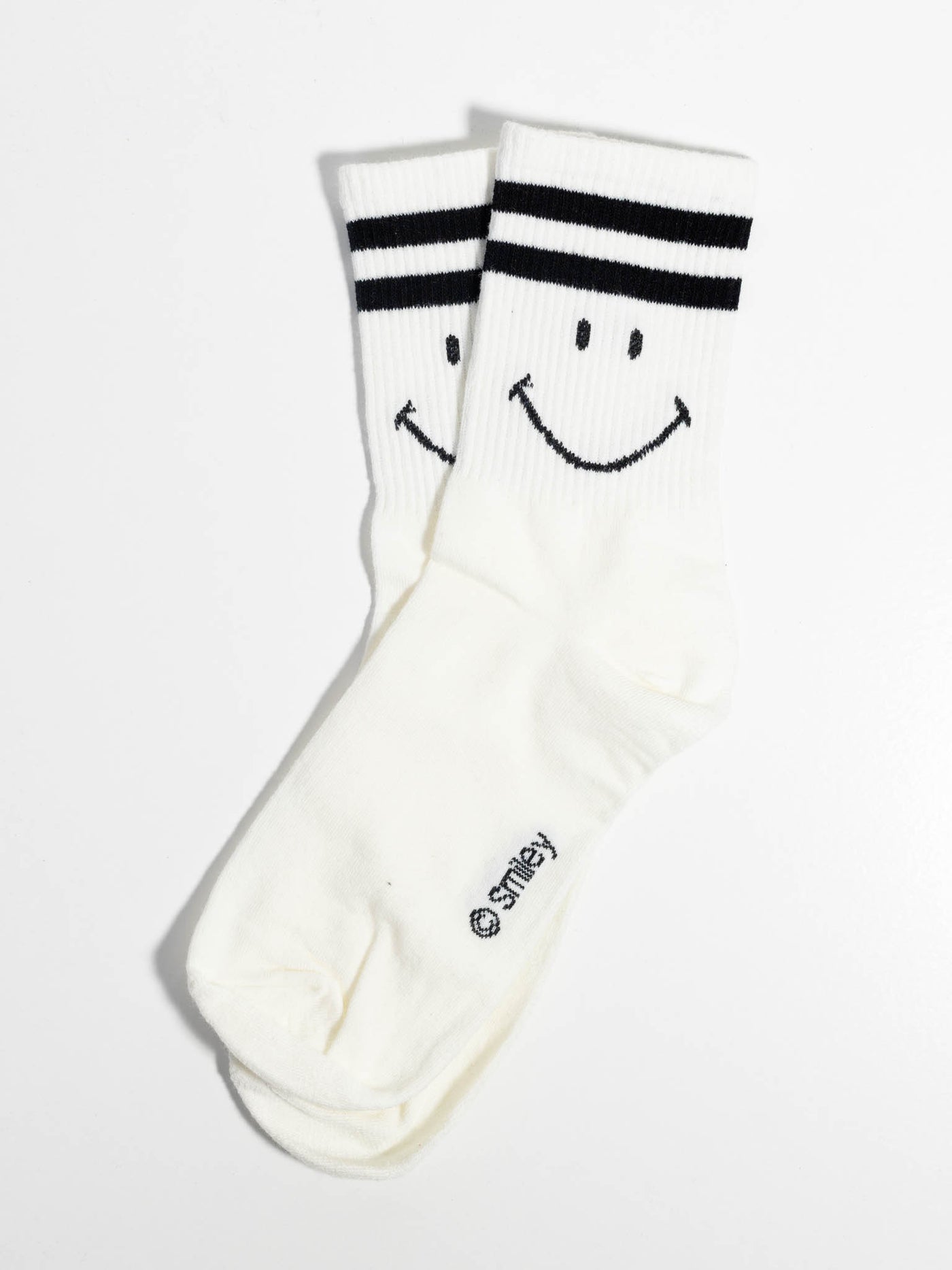 retro smiley socks