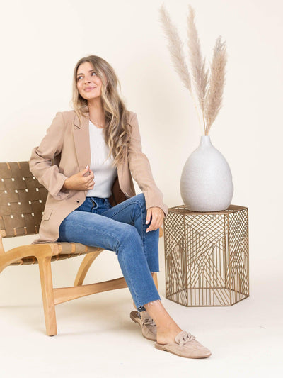 woven blazer