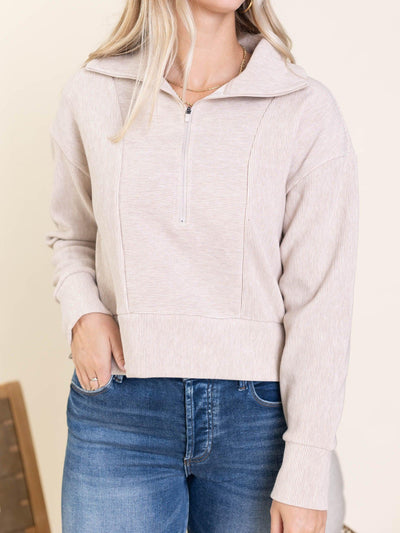 textured pullover