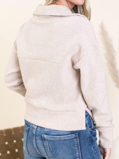 collared pullover