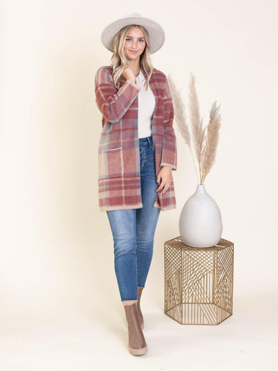 soft brushed cardigan