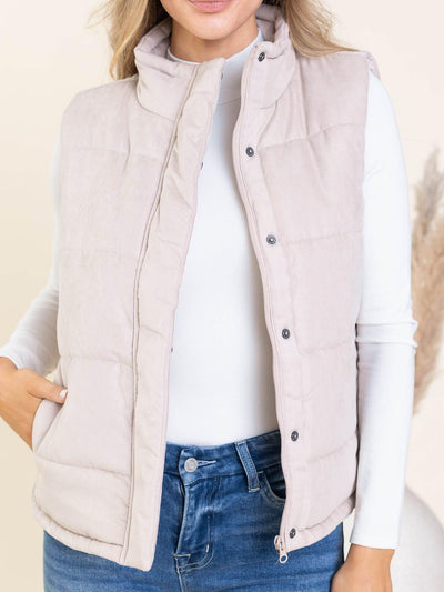 short neutral vest