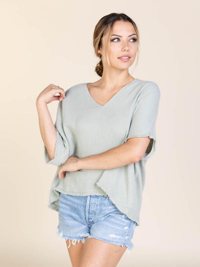 light green top
