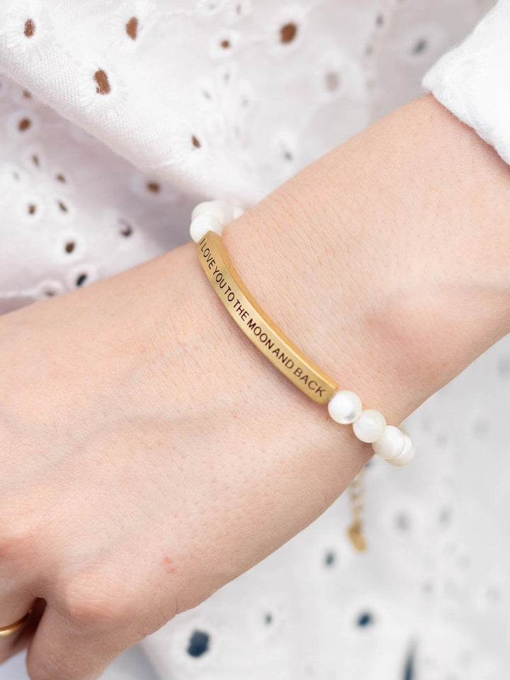 I Love You To The Moon And Back Bracelet