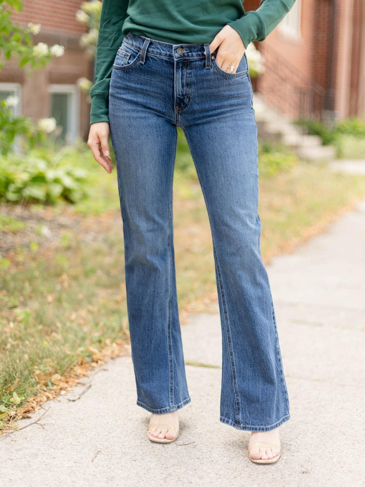 Just Black Dark Denim Stretch Bootcut