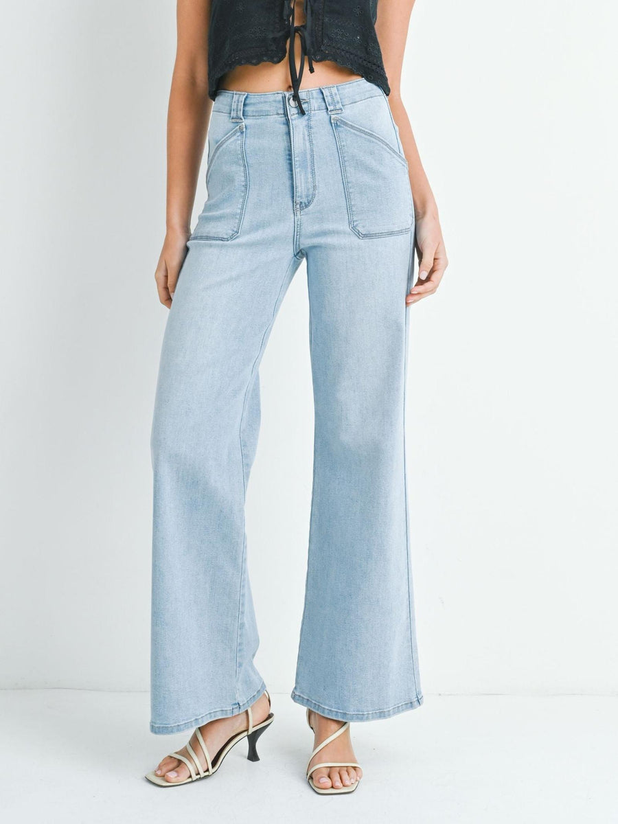 Ella Jogger Pant - Dark Blue Denim - L01 27
