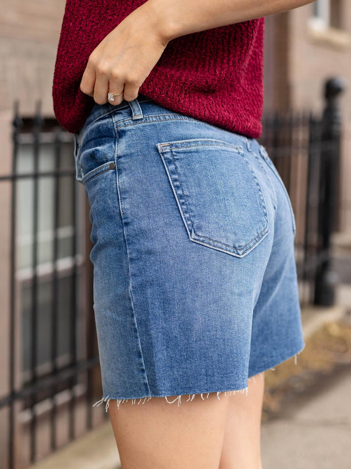 Just Black Medium Denim Bermuda Short