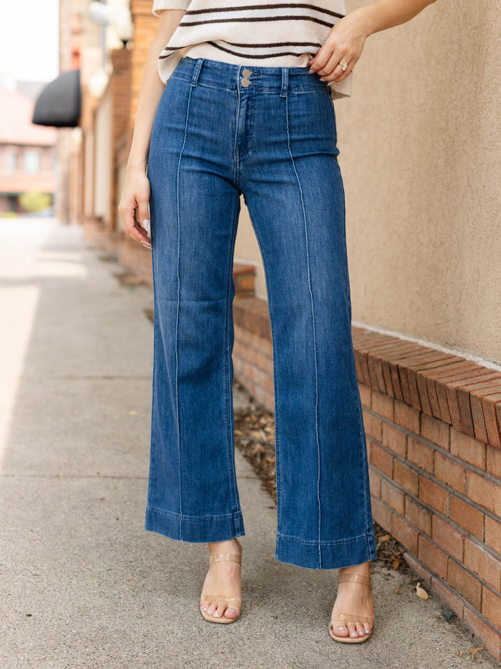 medium wash jeans