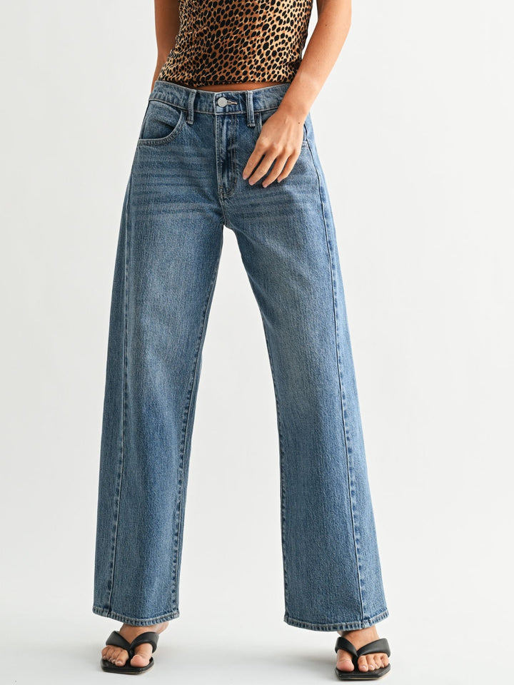 twist barrel jeans