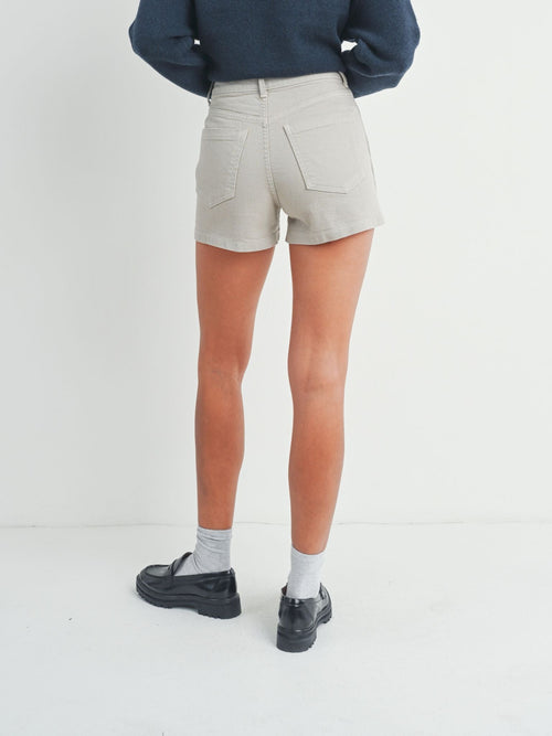 Just Black Moonstone High Rise Utility Cargo ShortDenim Shorts/Skirts