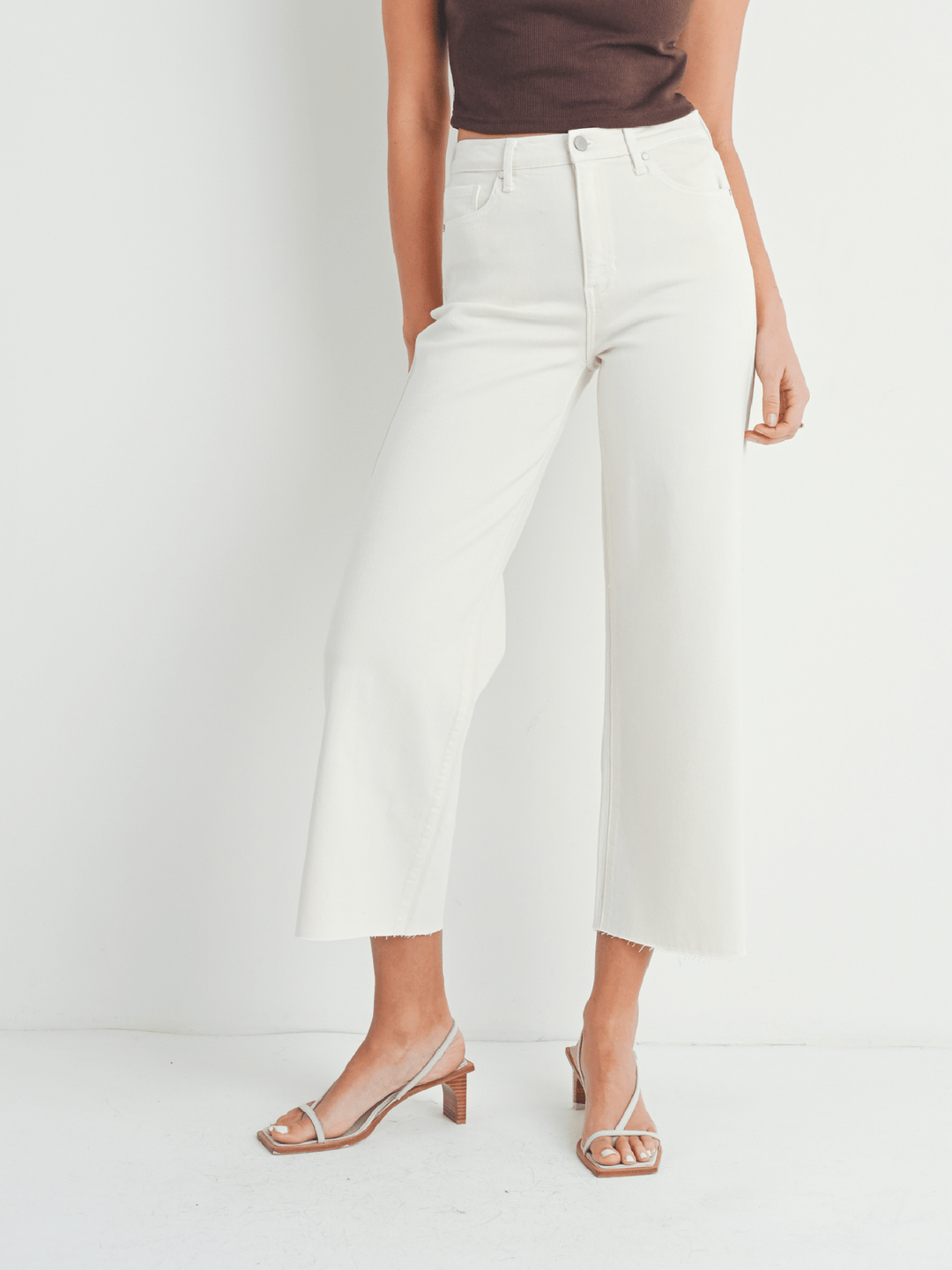 Just Black Vanilla Bean Scissor Cut Wide Leg