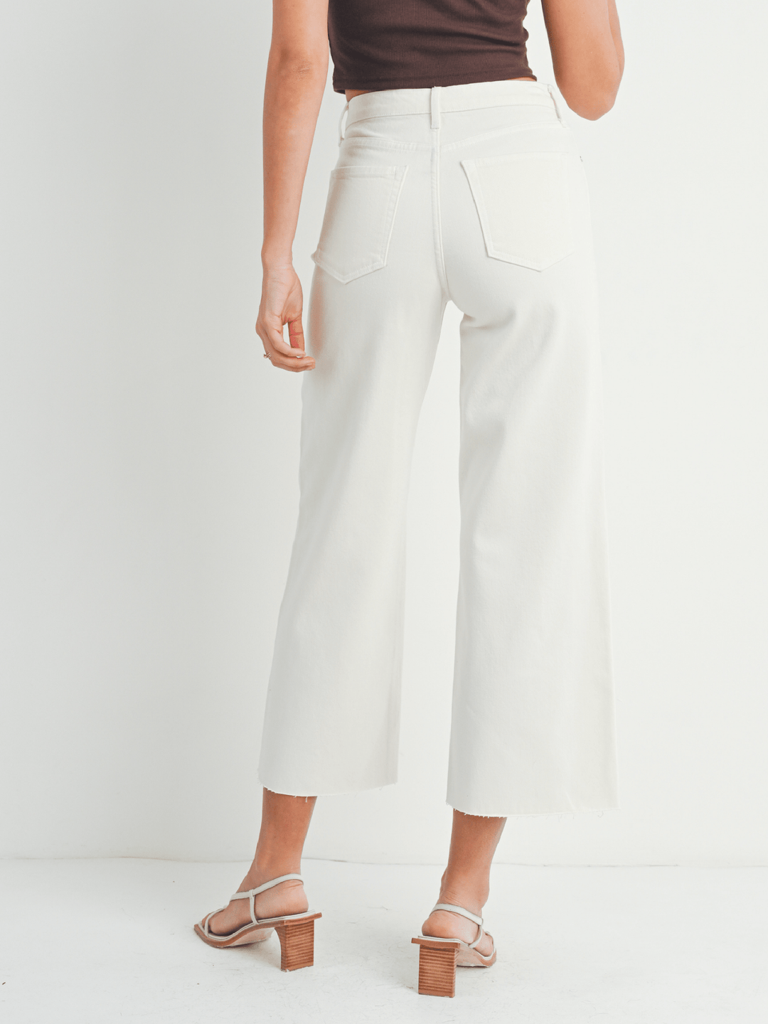 Just Black Vanilla Bean Scissor Cut Wide Leg