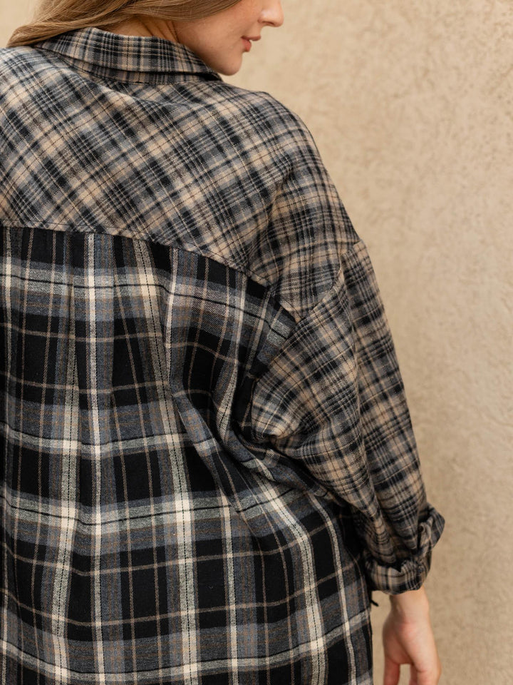 Kambrie Plaid Flannel Shirt