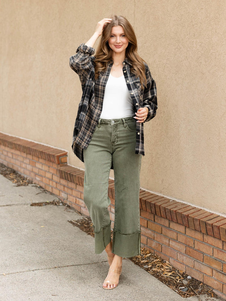 Kambrie Plaid Flannel Shirt
