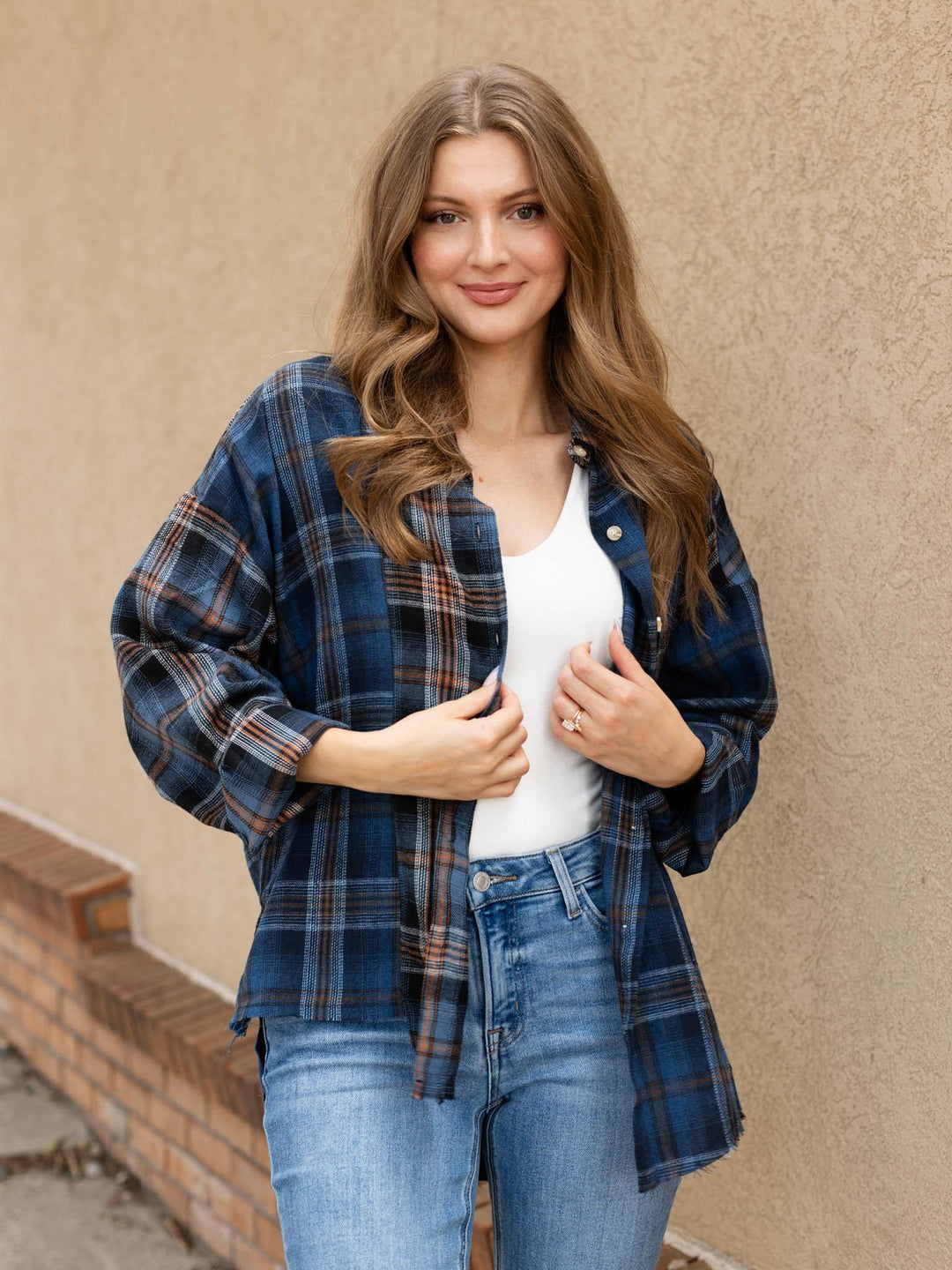 Kambrie Plaid Flannel Shirt