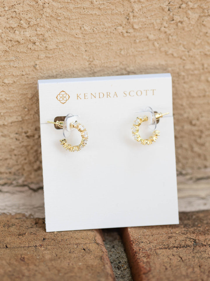 Kendra Scott Cailin Crystal Huggie Earring
