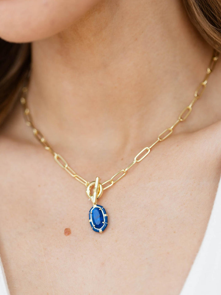Kendra Scott Elisa Enamel Chain Link Necklace